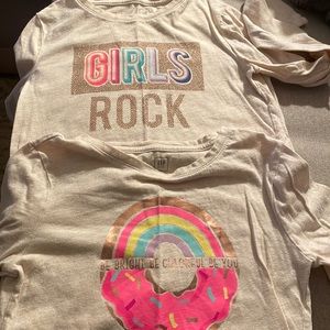 2 girls long sleeve tops